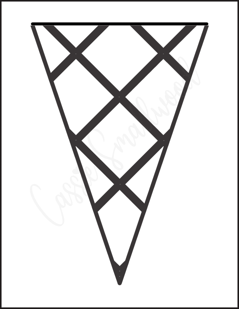 Cone Template Printable Pdf