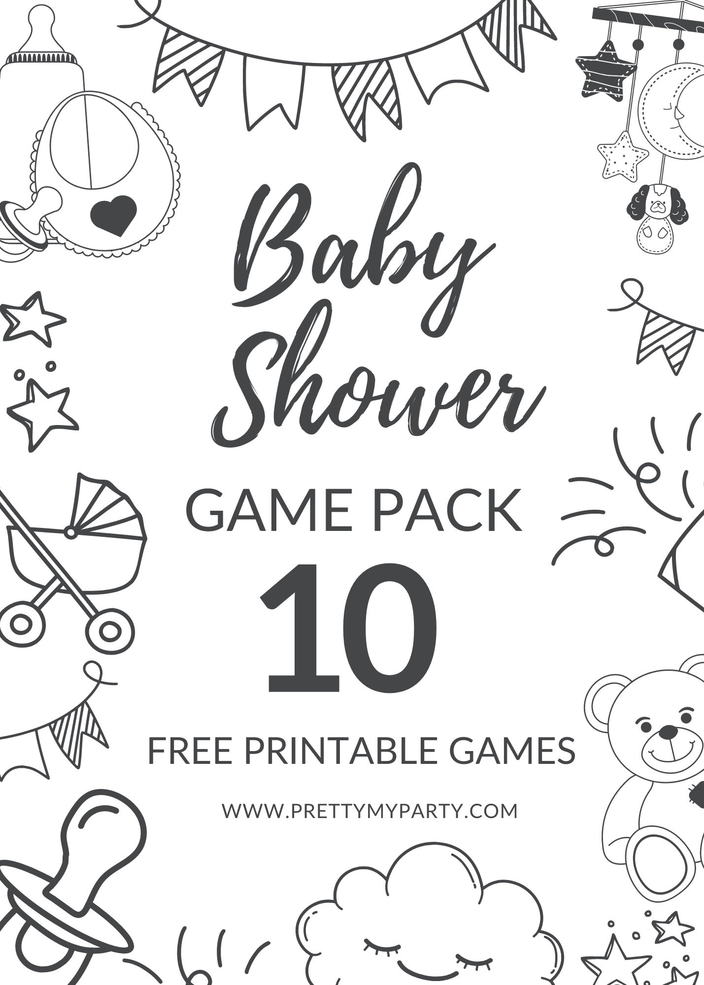 Baby Shower Games Printable Worksheets