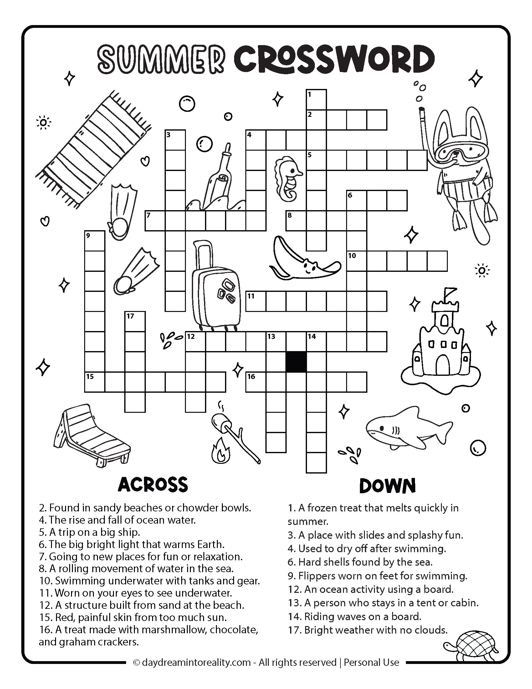 Printable English Crossword Puzzles