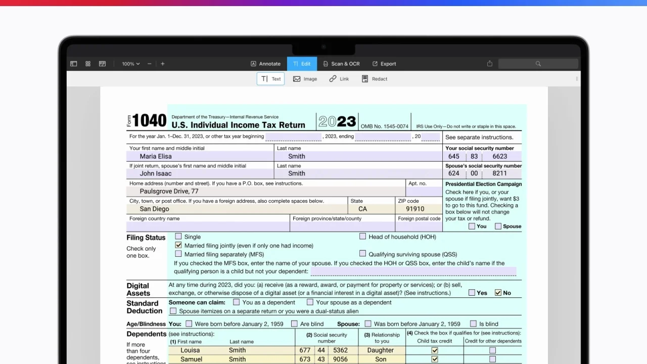 Form 4868 2023 Pdf