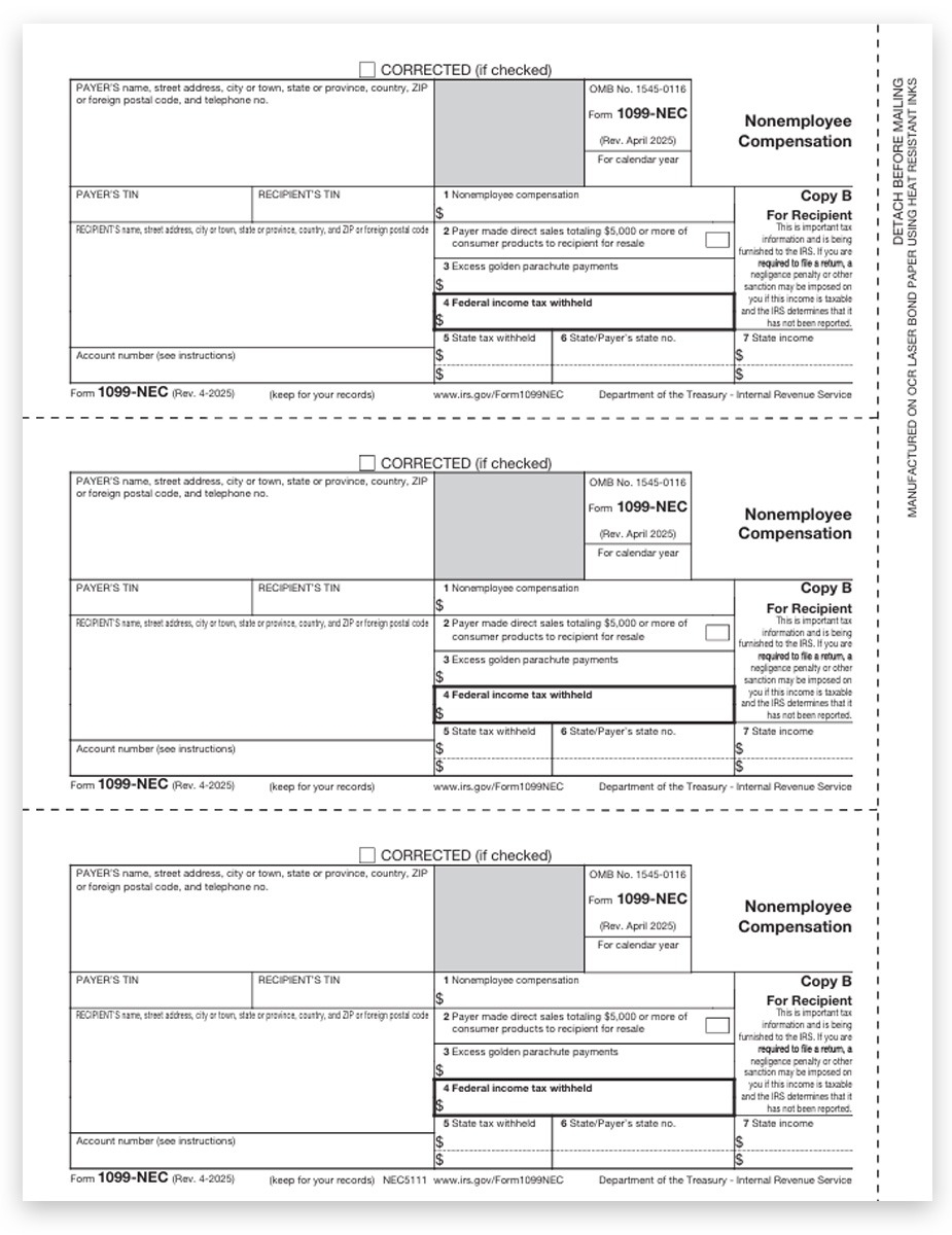 Order Irs Form 1099-Nec