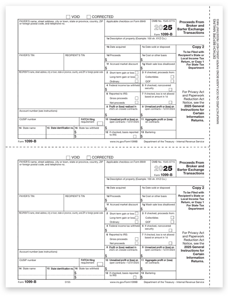 Irs Form 1099 B