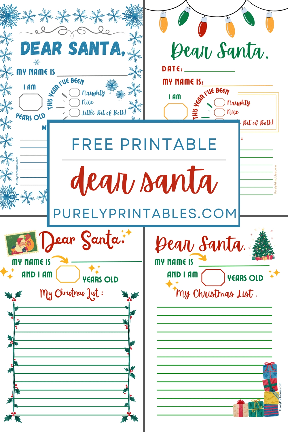 Christmas Wish List Template Free Printable