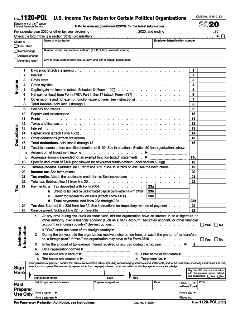 1120 Tax Return Fill Out amp Sign Online DocHub