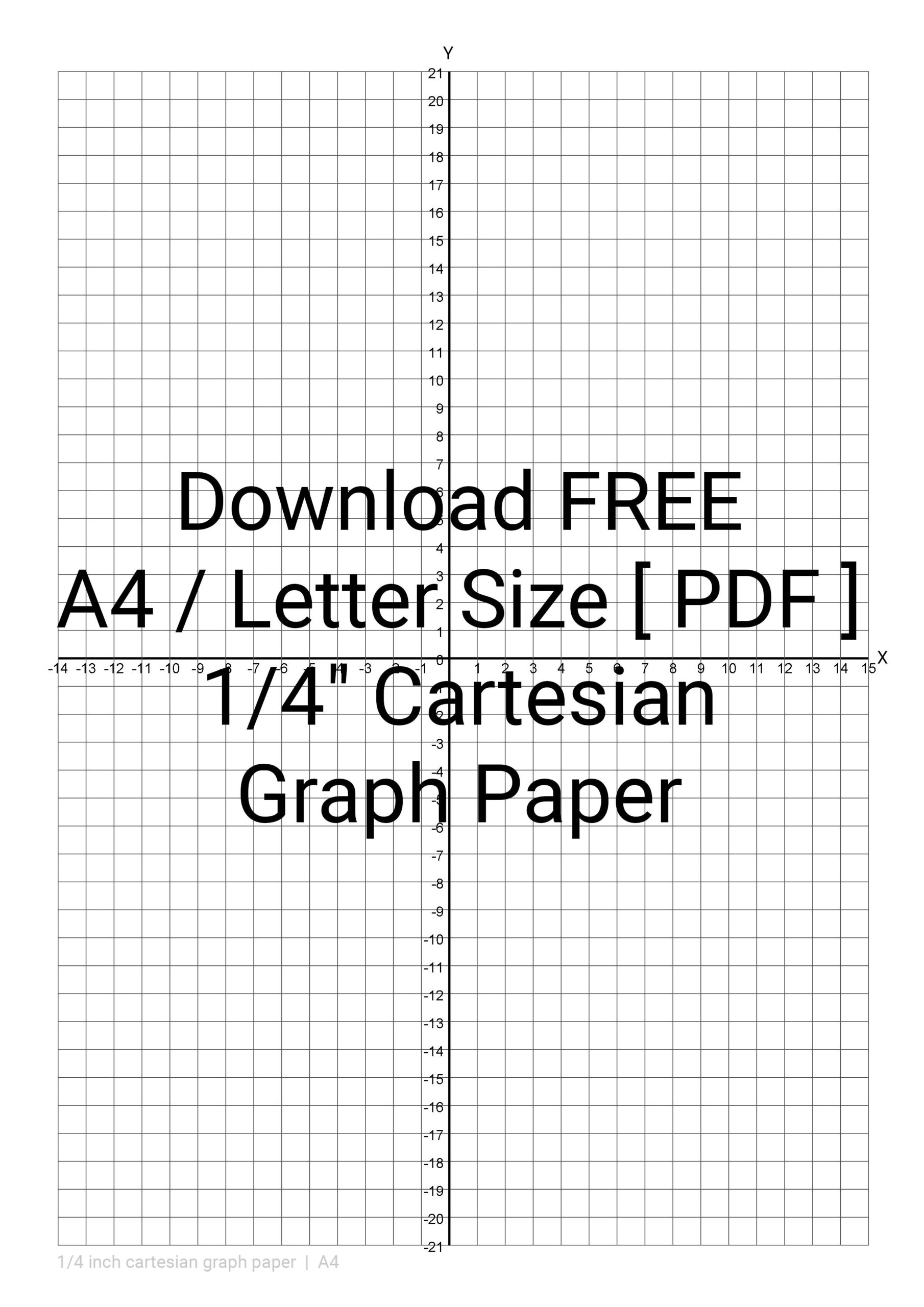 A4 Graphing Paper Printable