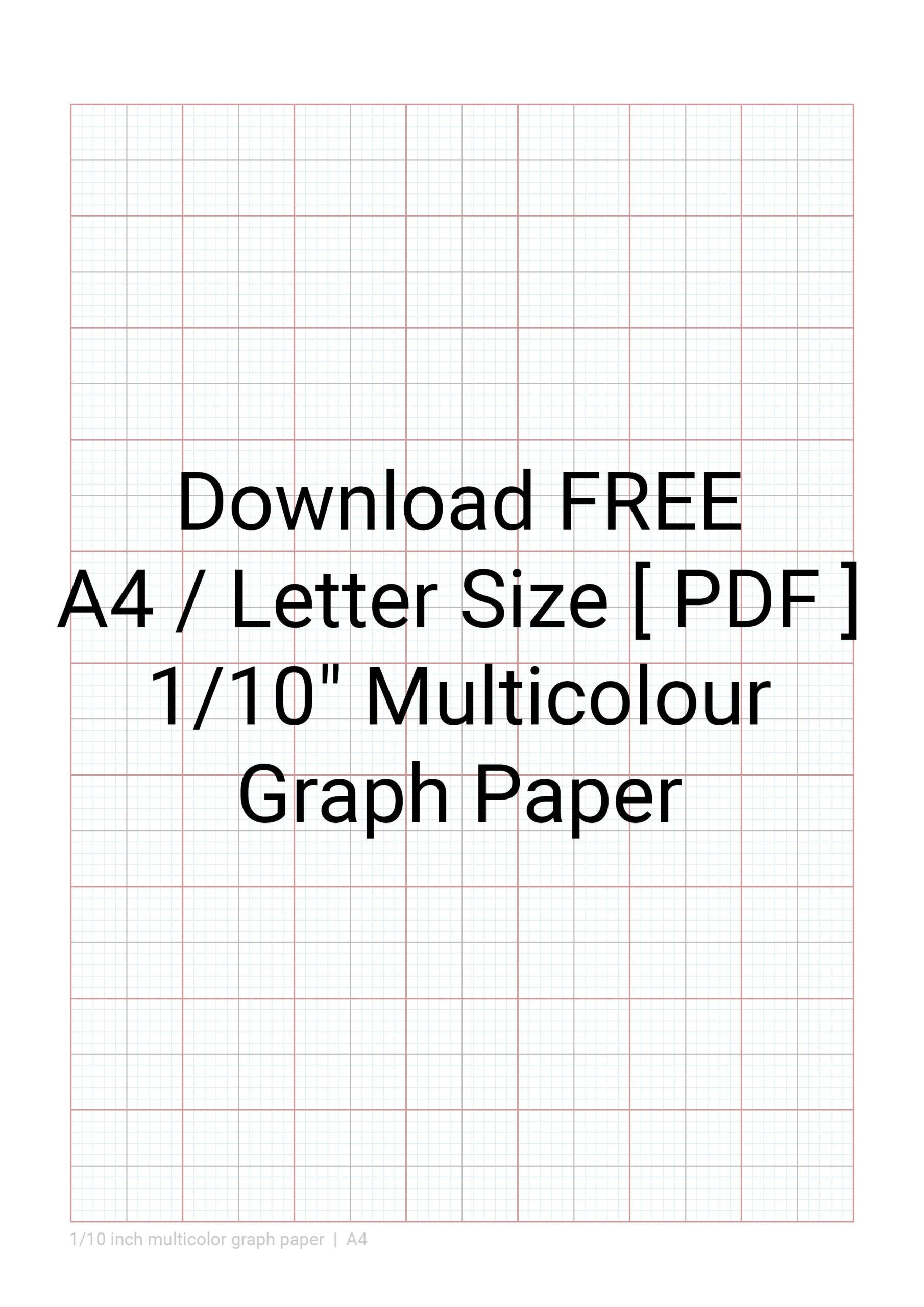 Free Printable Graphing Paper