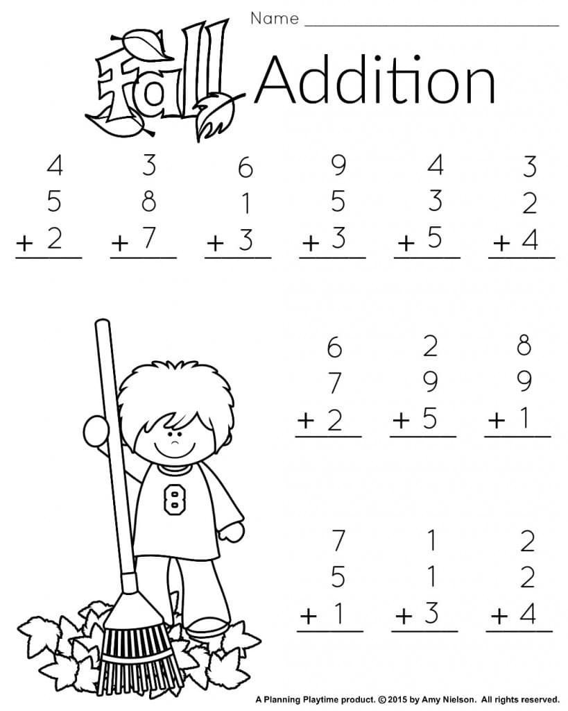 Math Worksheets Printable 1st Grade