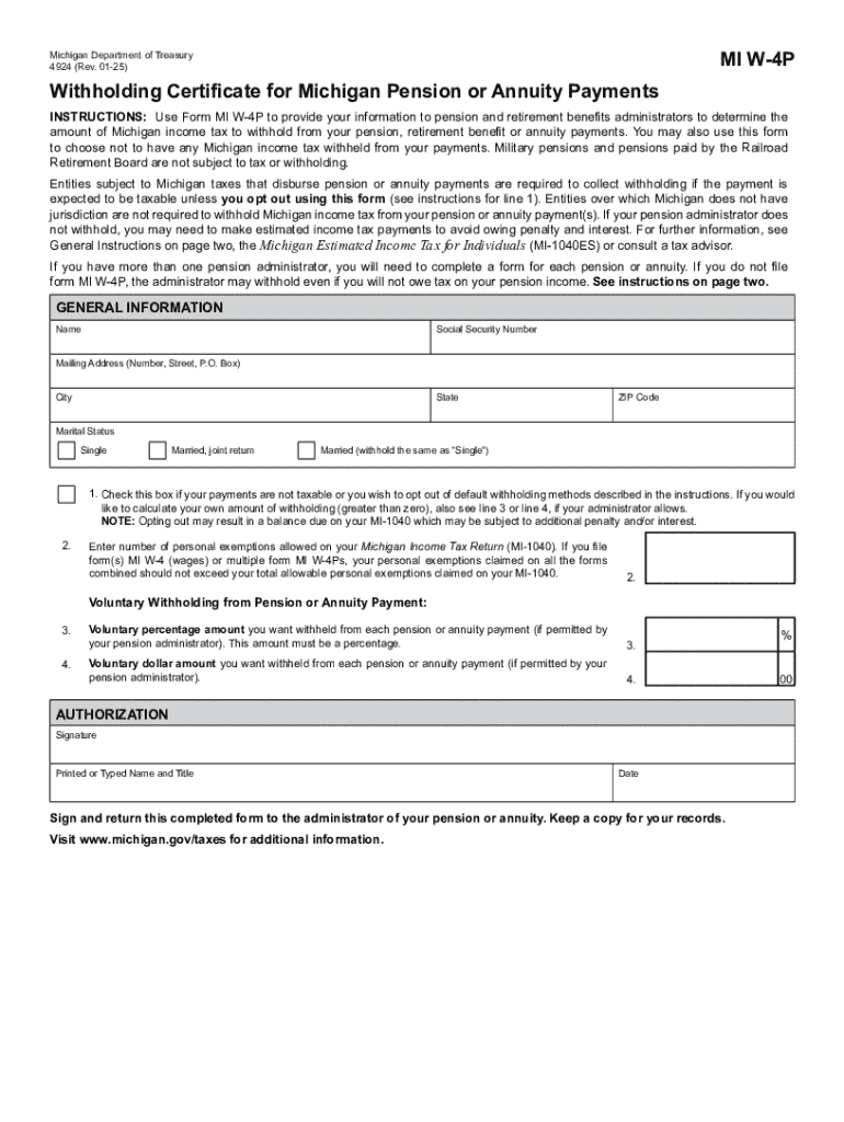 W4p Form For 2025