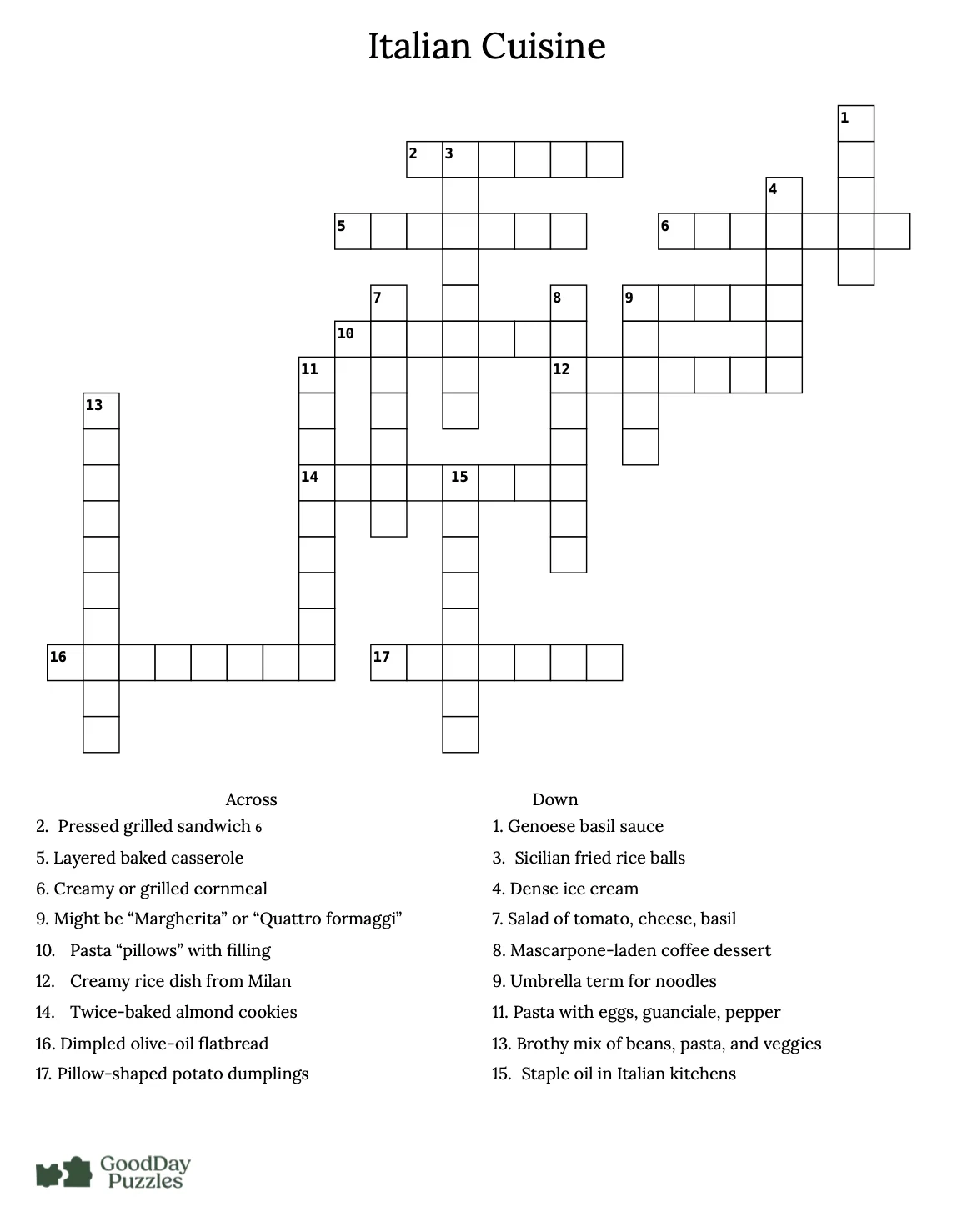 Fun Adult Printable Crossword Puzzles