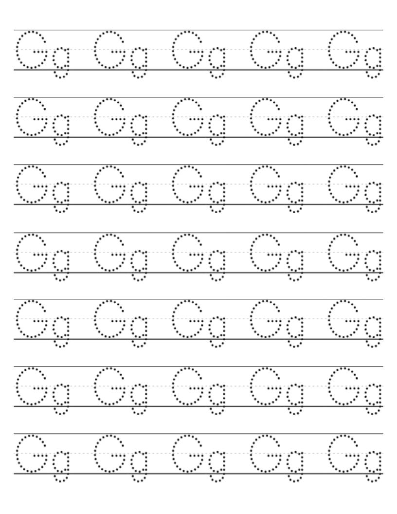 Kindergarten Printable Worksheets Letters