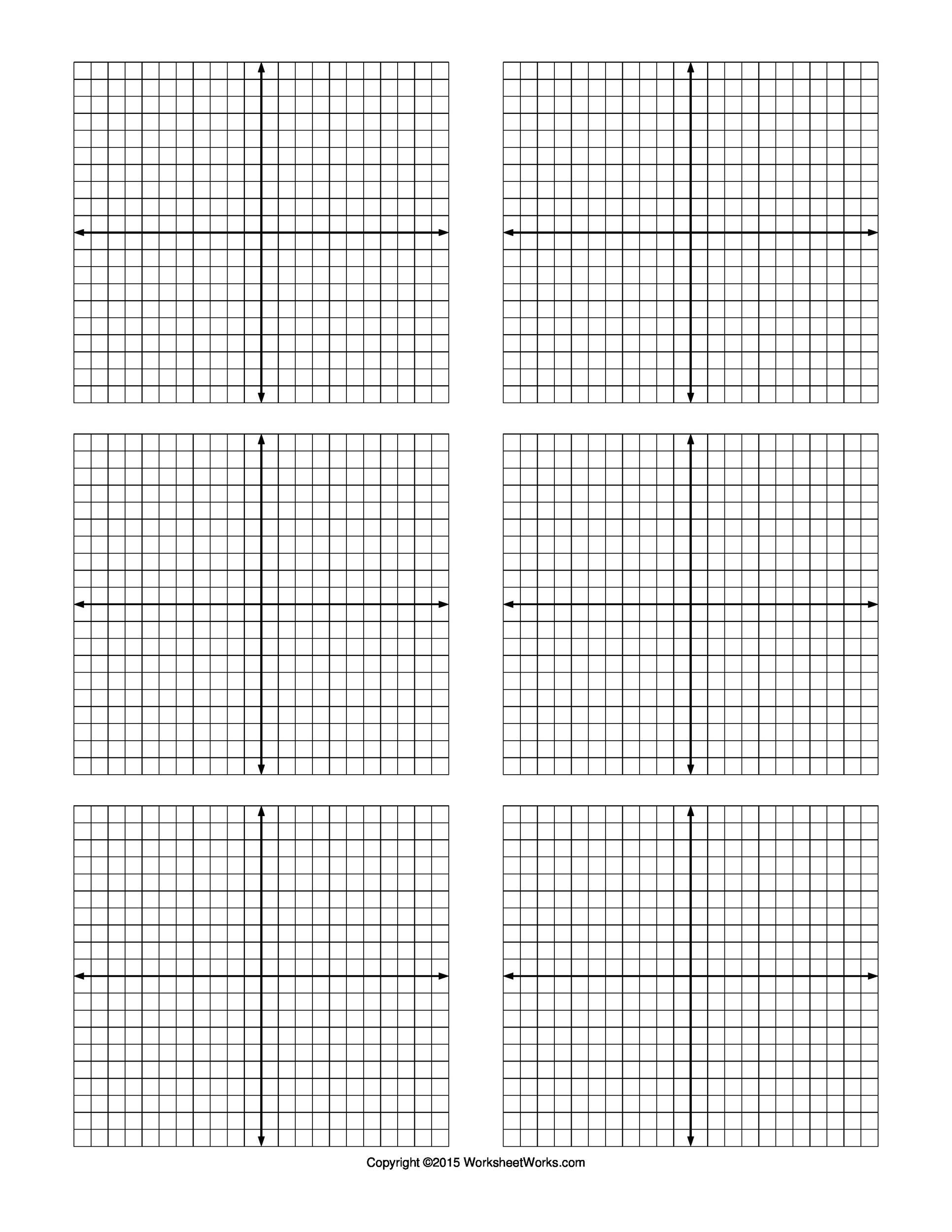 Printable Graph Paper With Multiple Graphs