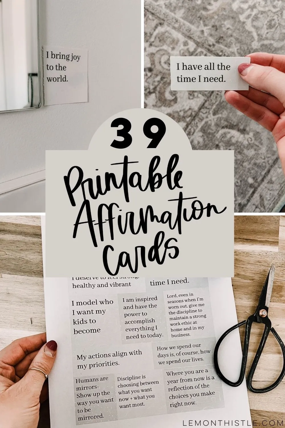 39 Free Printable Affirmations Lemon Thistle