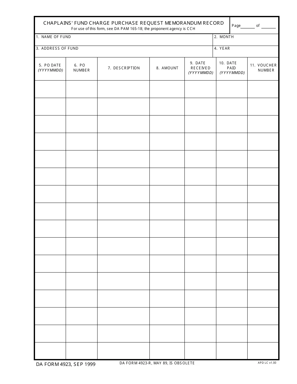 Form 4923 H Fillable