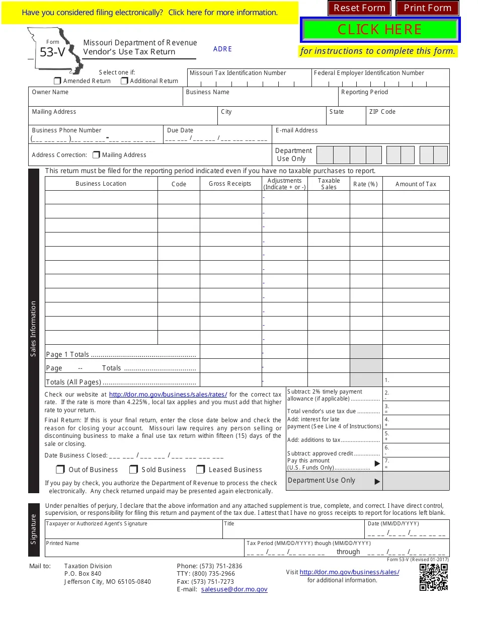 53 1 Form Printable