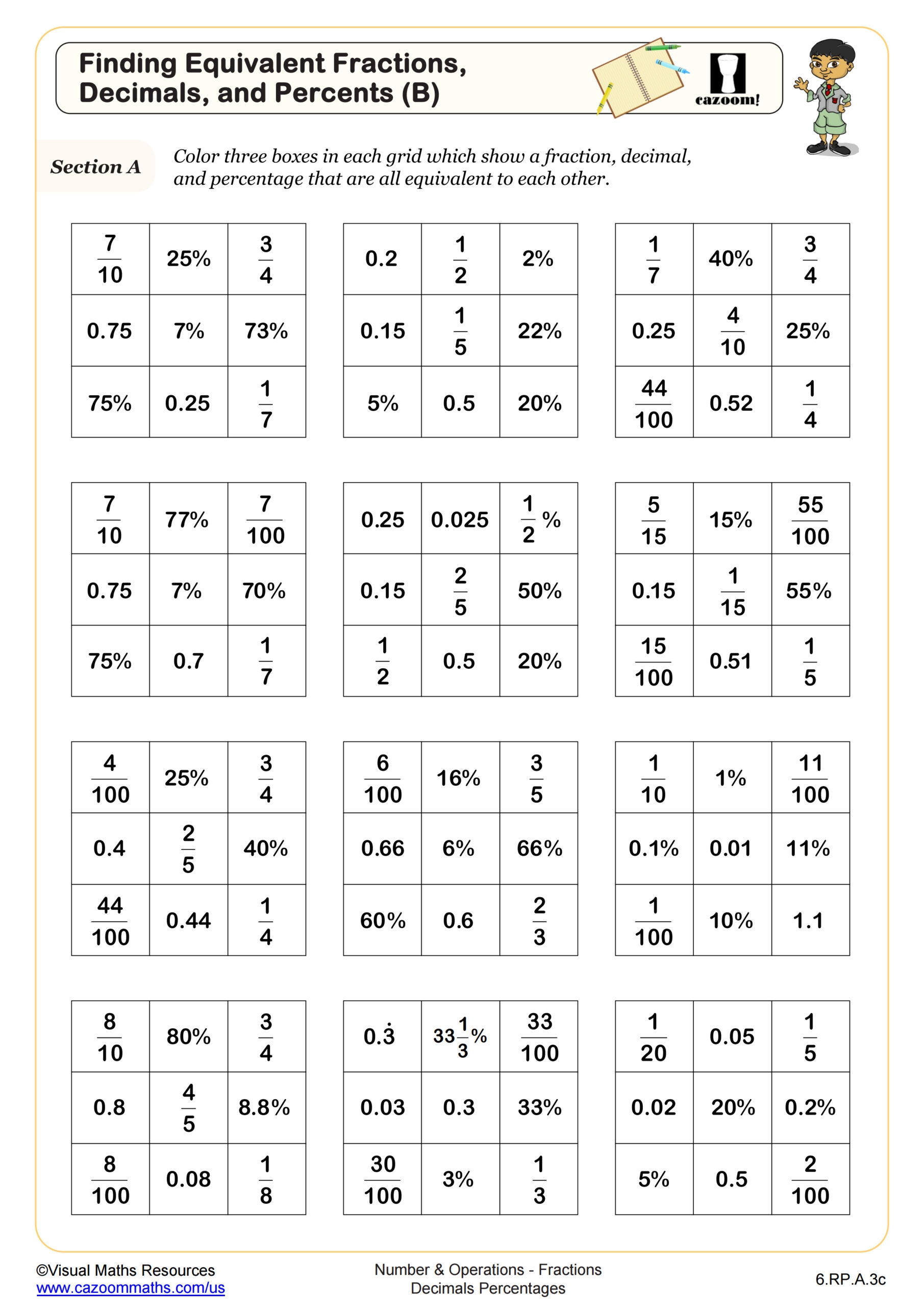 Free Printable Math Puzzles For 6th Grade