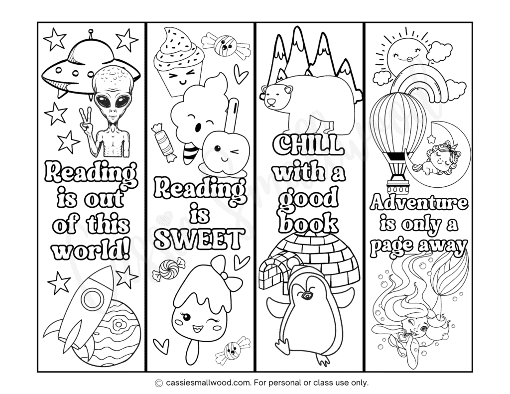 Bookmark Printable Template