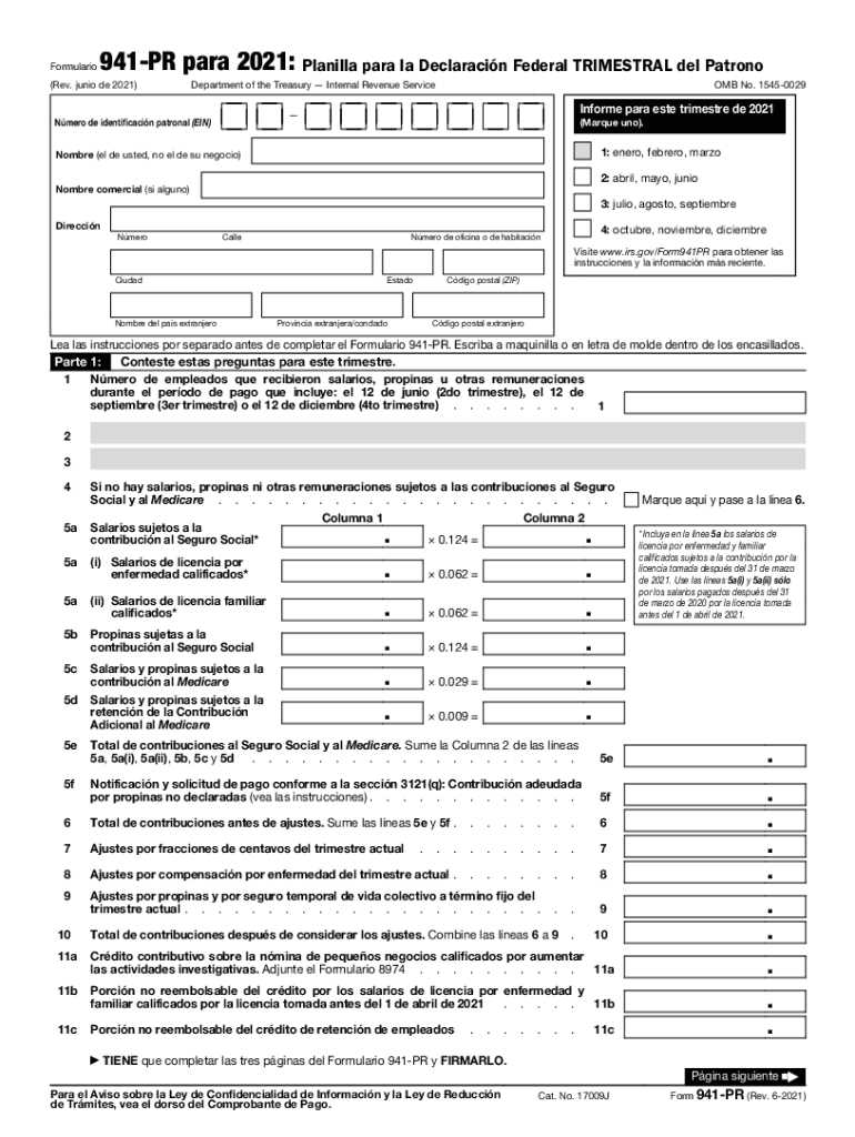 941 Form 2021 Pdf Fill Out amp Sign Online DocHub