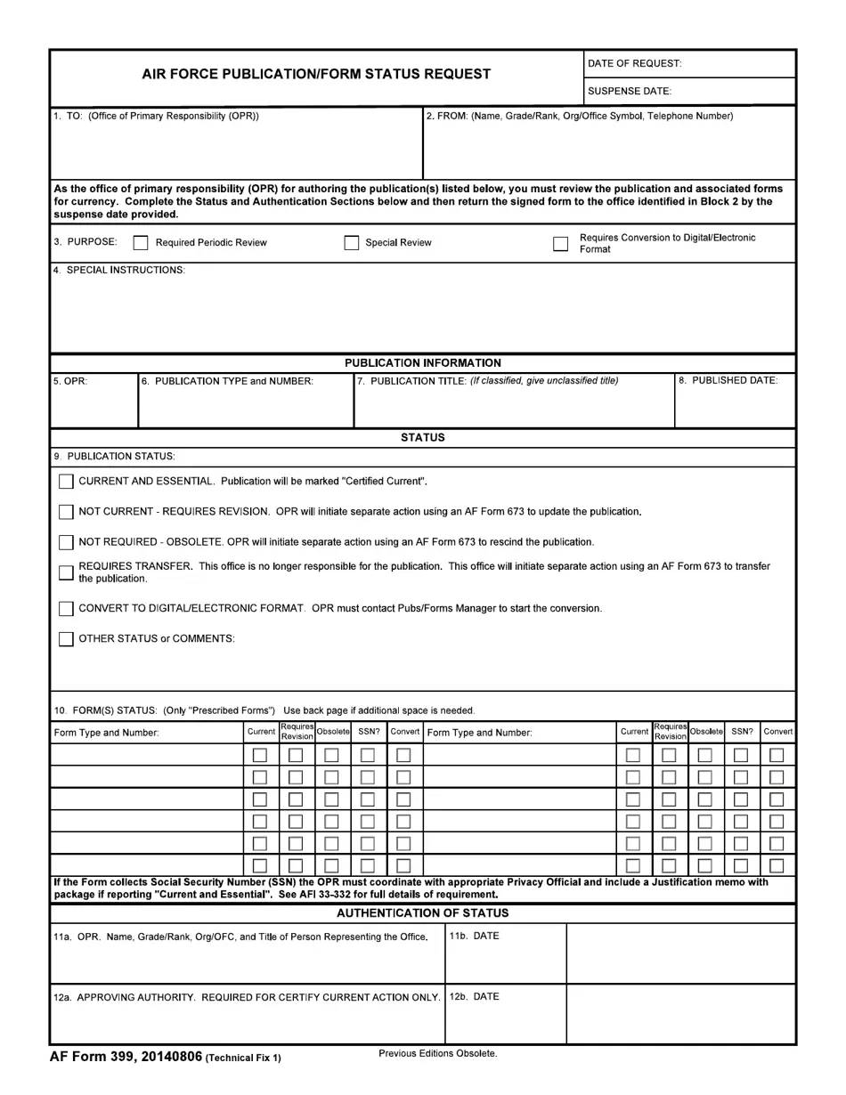 Af Form 2096 Purpose