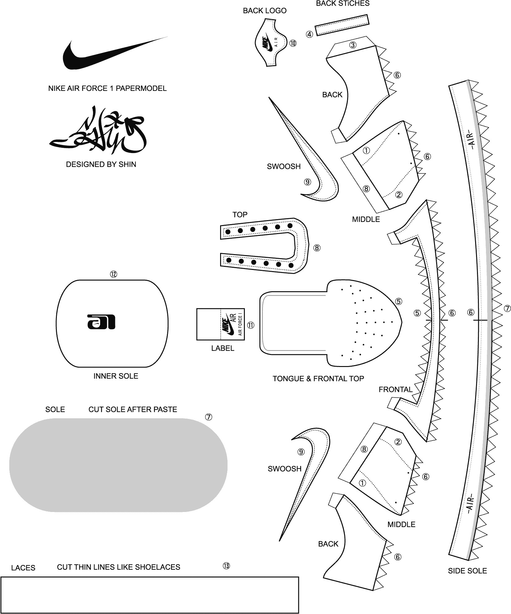 Air Force 1 Svg