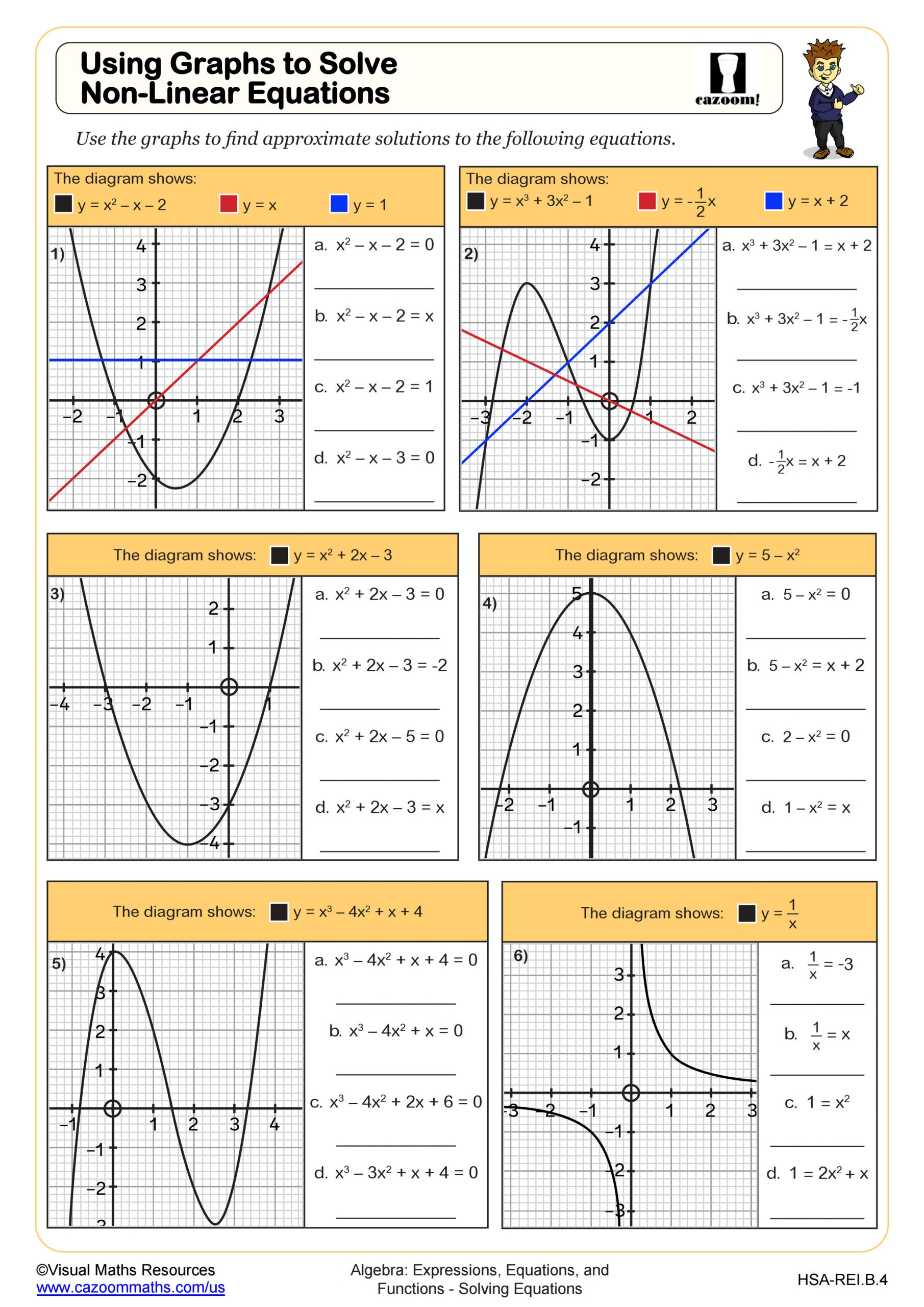 Free Printable Algebra 2 Worksheets