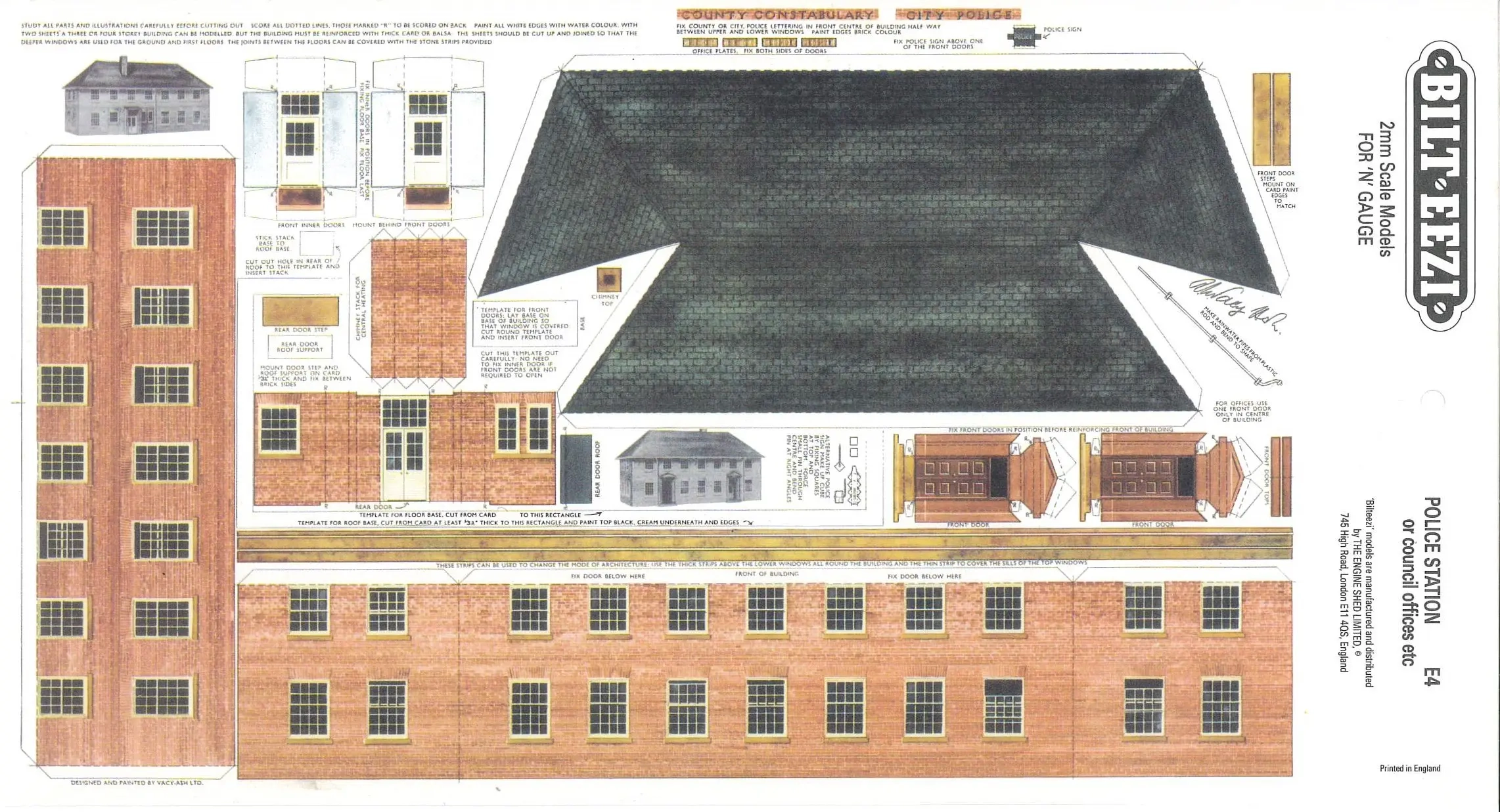 Printable Police Station Template