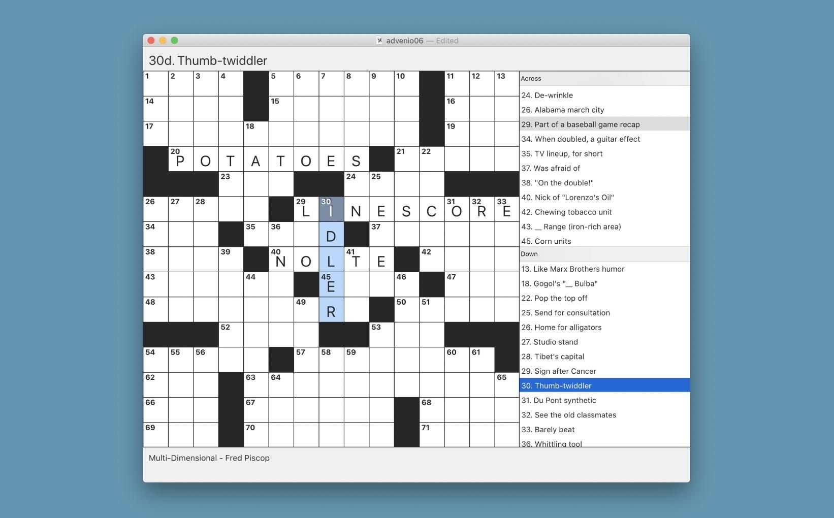 Free Printable Crossword Puzzles For Mac