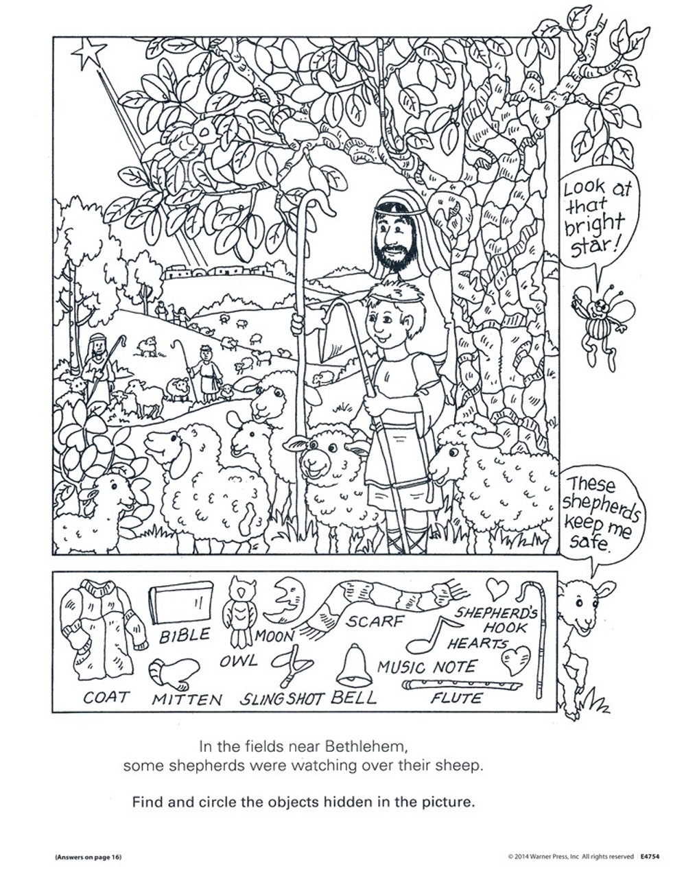 Hidden Pictures Printable Bible