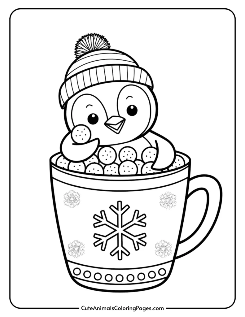 Free Printable Penguin Coloring Sheets