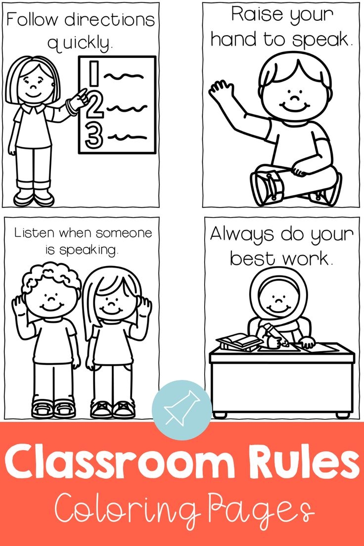 Classroom Rules For Kids Printable
