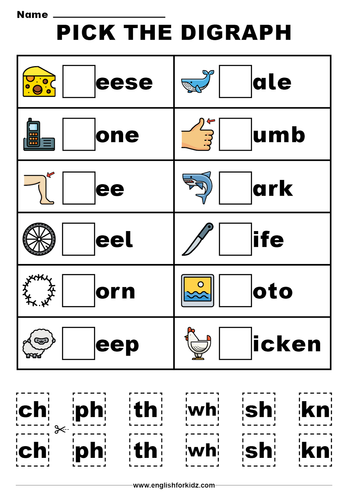 Consonant Digraphs Worksheet Have Fun Teaching Worksheets Library