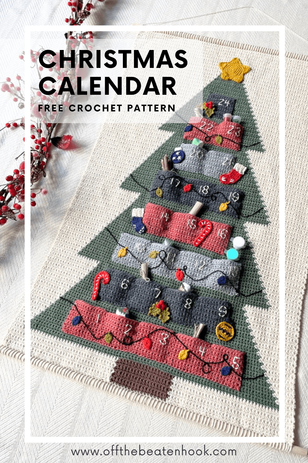 Crochet Advent Calendar Free Pattern Video Tutorial