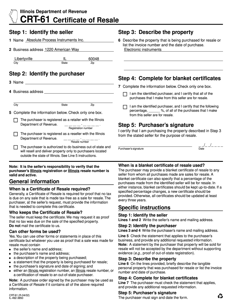 Crt 61 Fill Out amp Sign Online DocHub