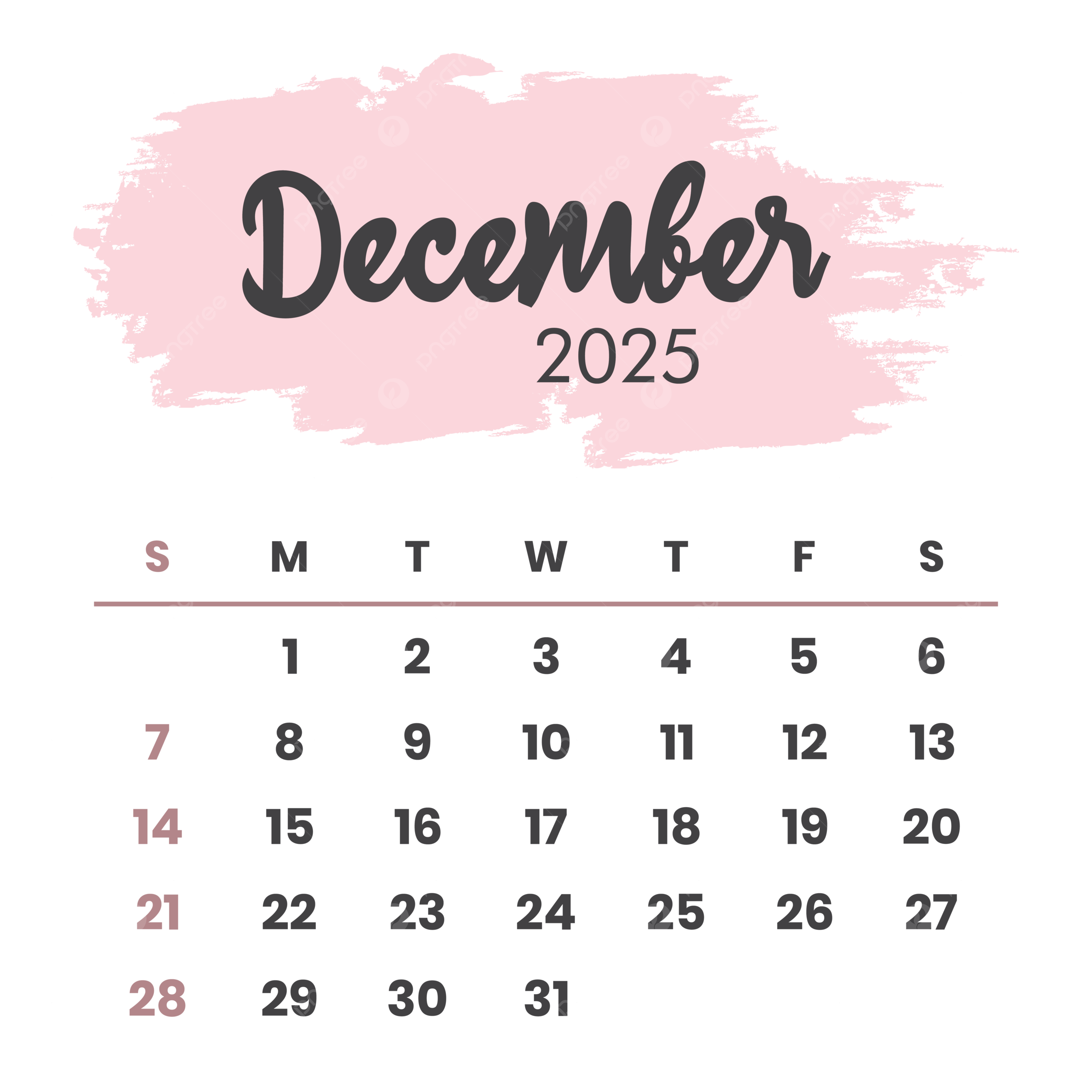 December 2025 Calendar Layout Printable Overlay Organize Task Or 