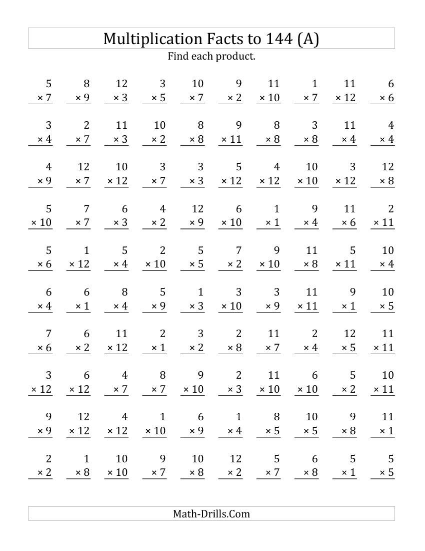 Discover 8 Multiplication Worksheets And Printable Lattice 