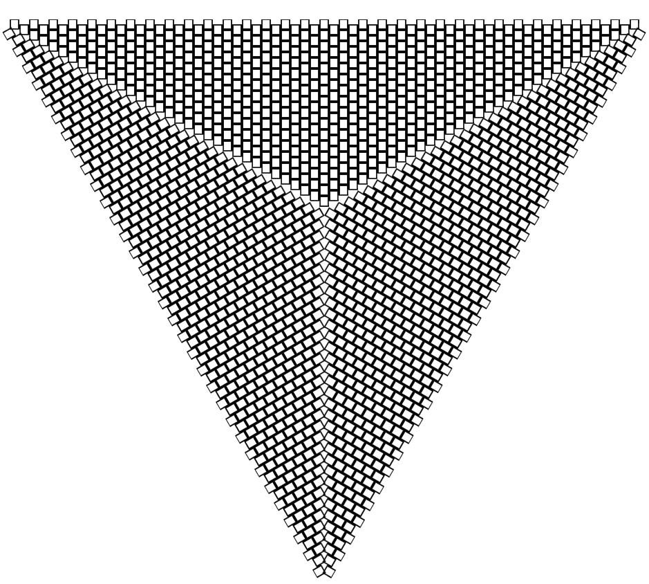 Triangle Peyote Graph Paper Printable