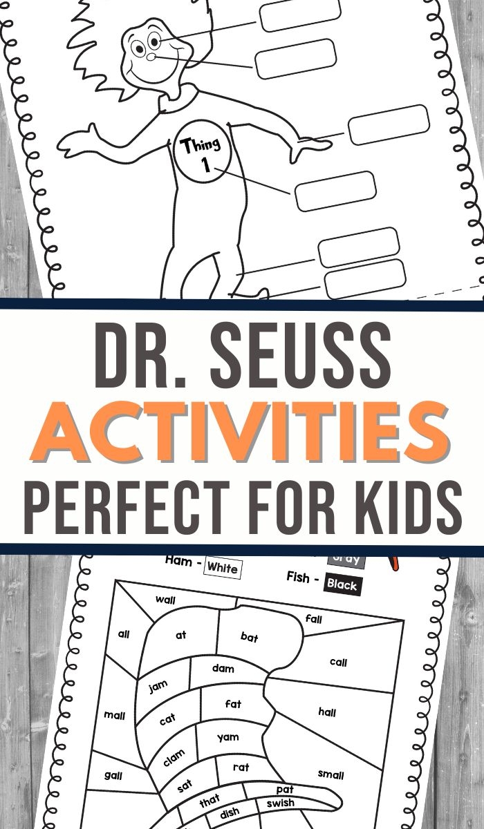 Dr Seuss For Kids Printable