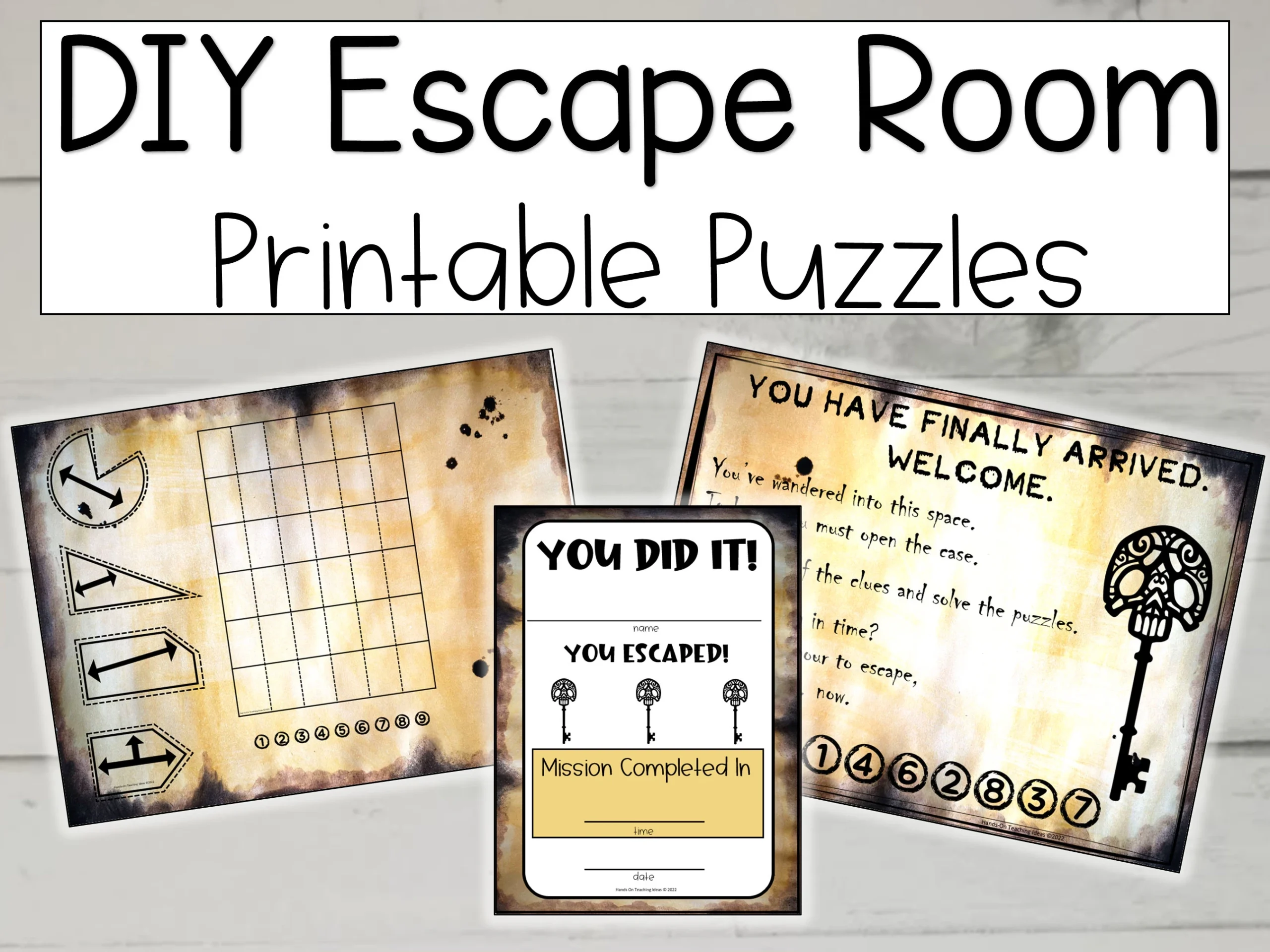 Printable Escape Room Puzzles For Adults