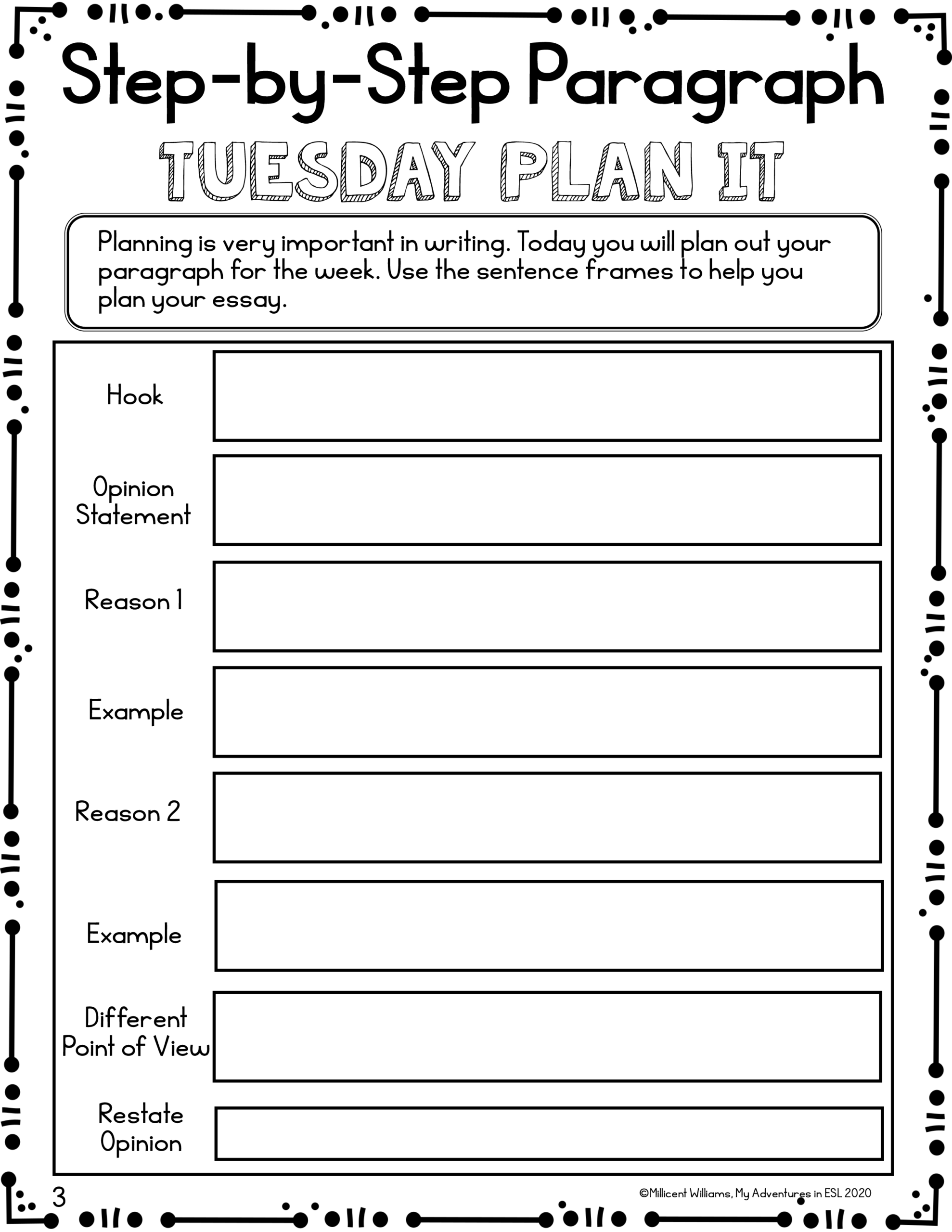 ESL Writing Activities Opinion Writing Gr 2 5 