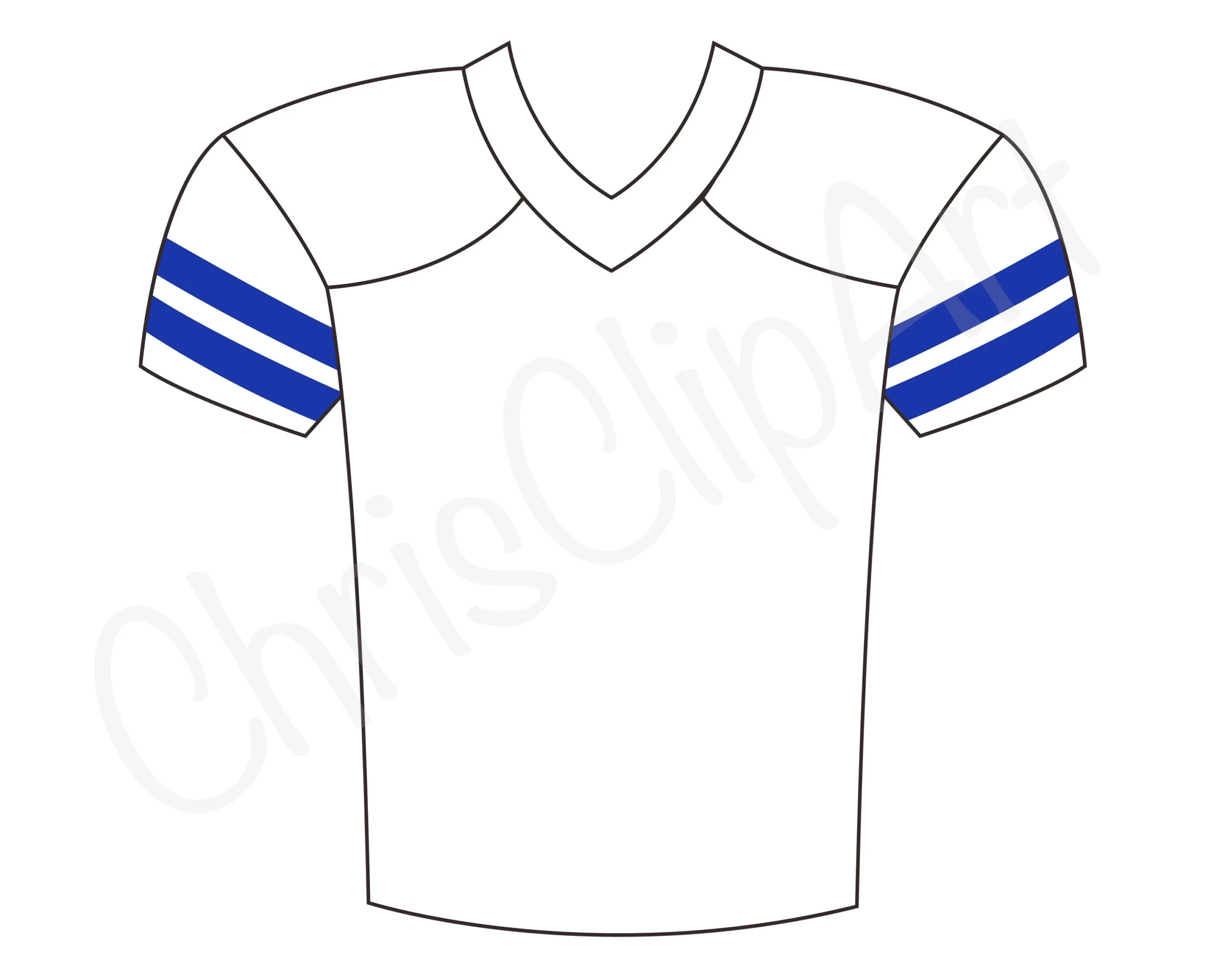 Football Jersey Template Printable