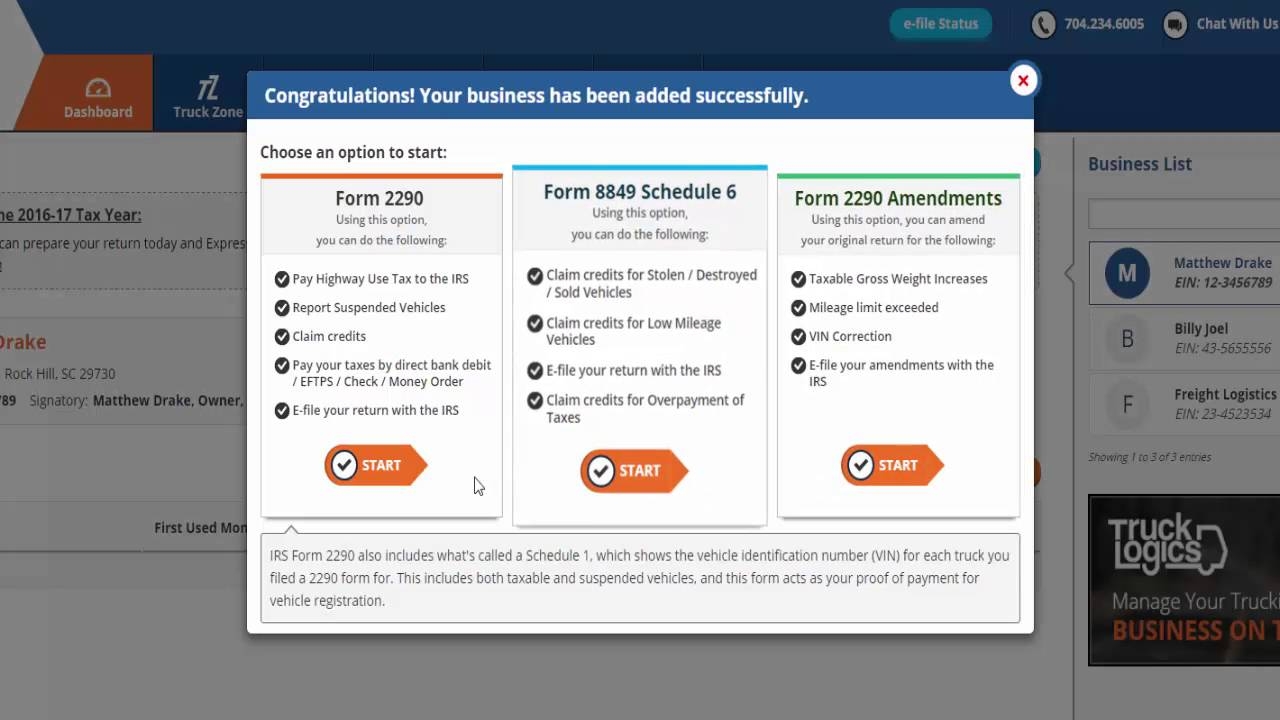 How To Efile Form 2290