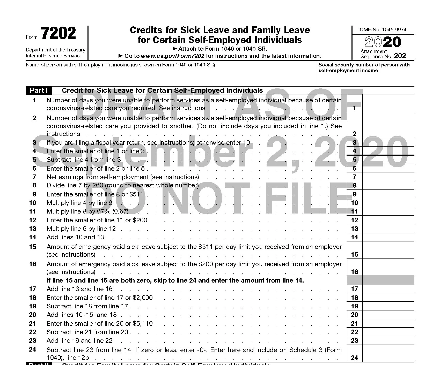 Form 7202 2020