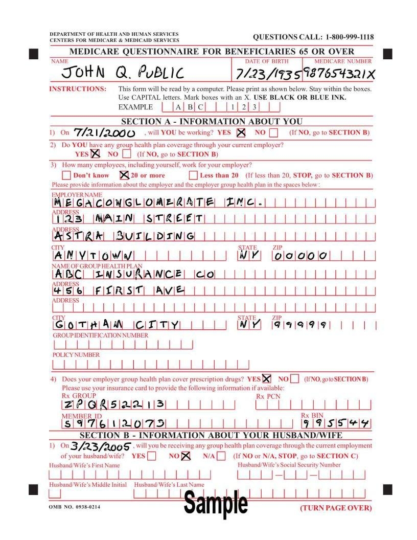 Form Omb 0938 Printable