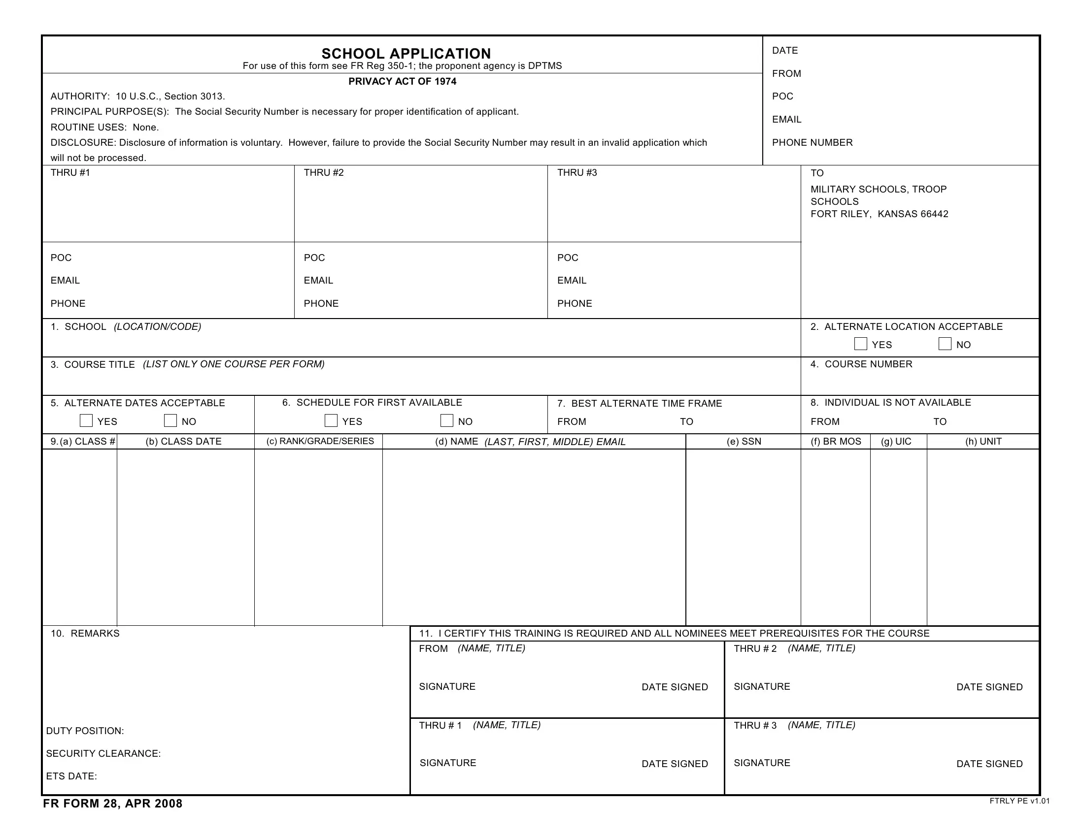 Printable Form G 28