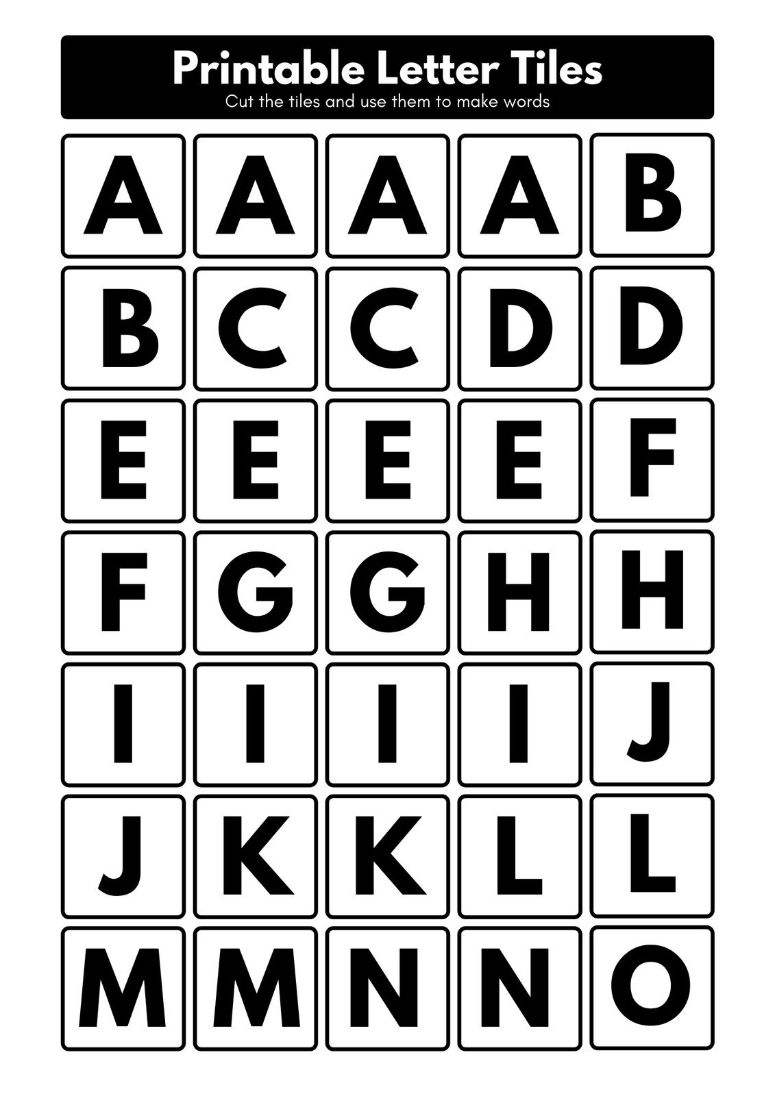 Letter Templates Free Printable