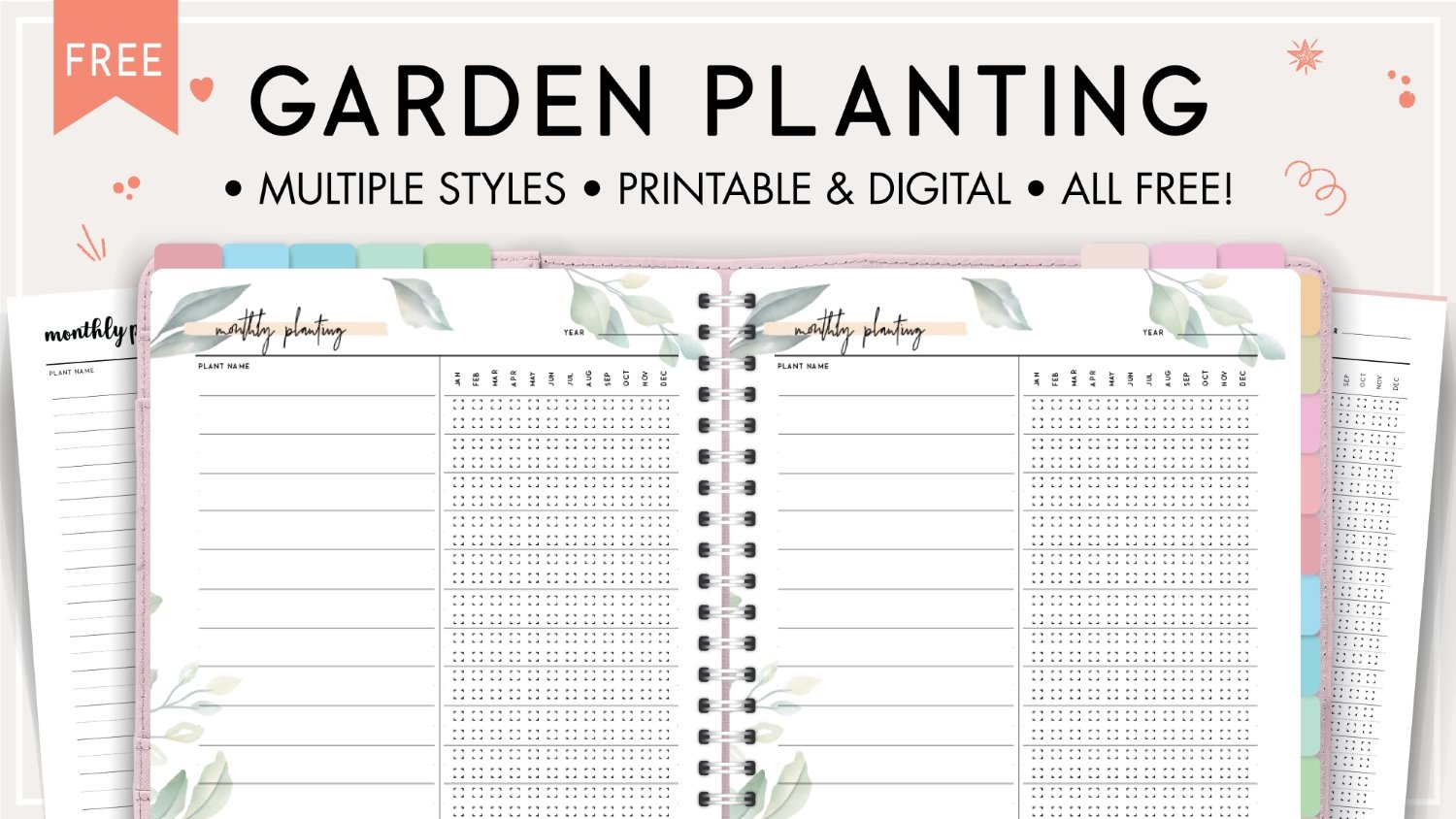 Free Printable Garden Journal Template