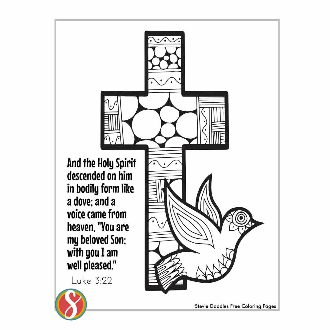 Free Printable Holy Spirit Coloring Pages