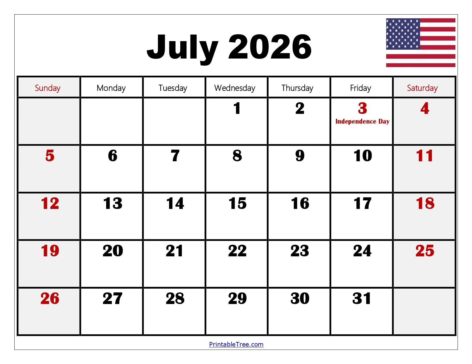 Blank June And July 2026 Calendar Printable
