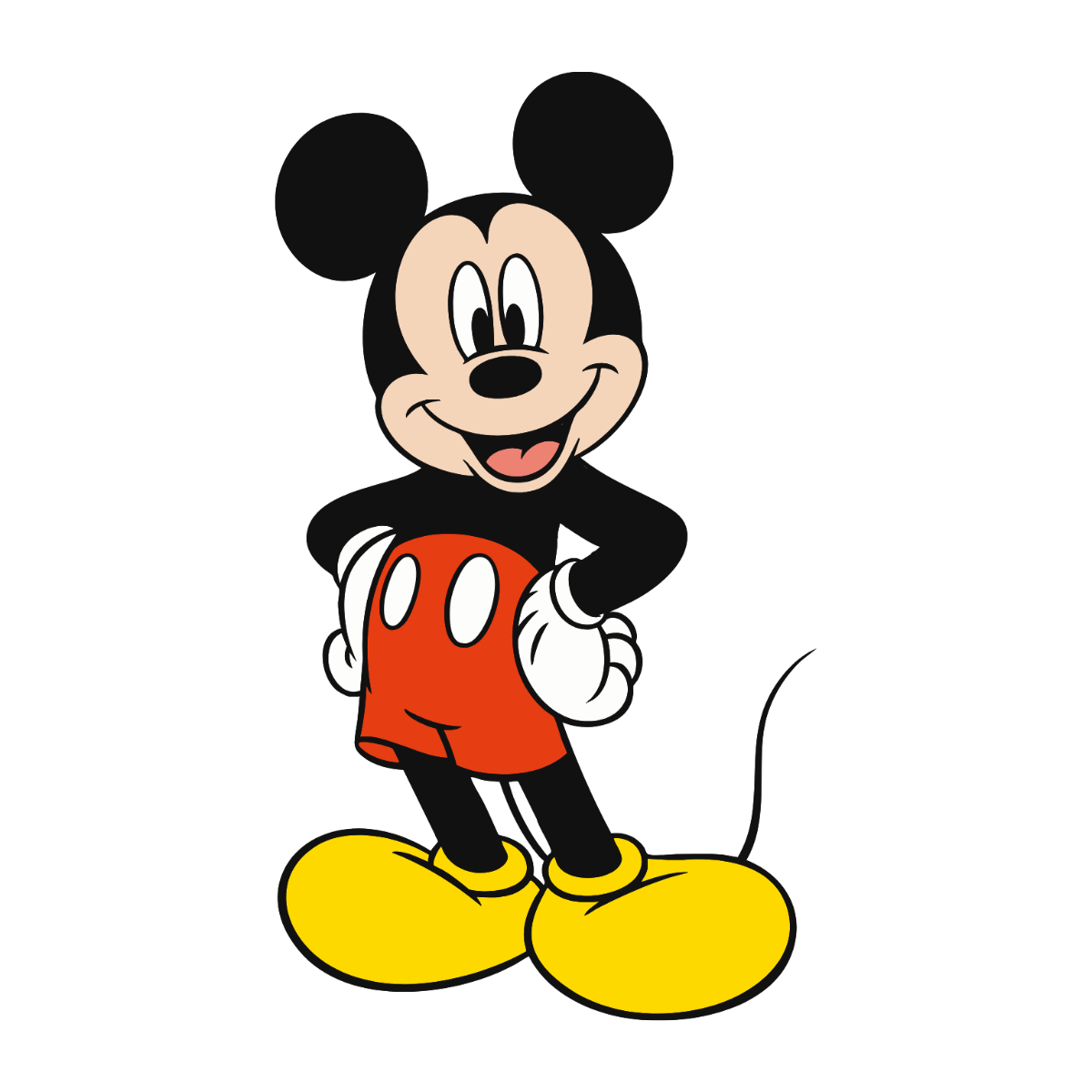 Printable Mickey Mouse Template