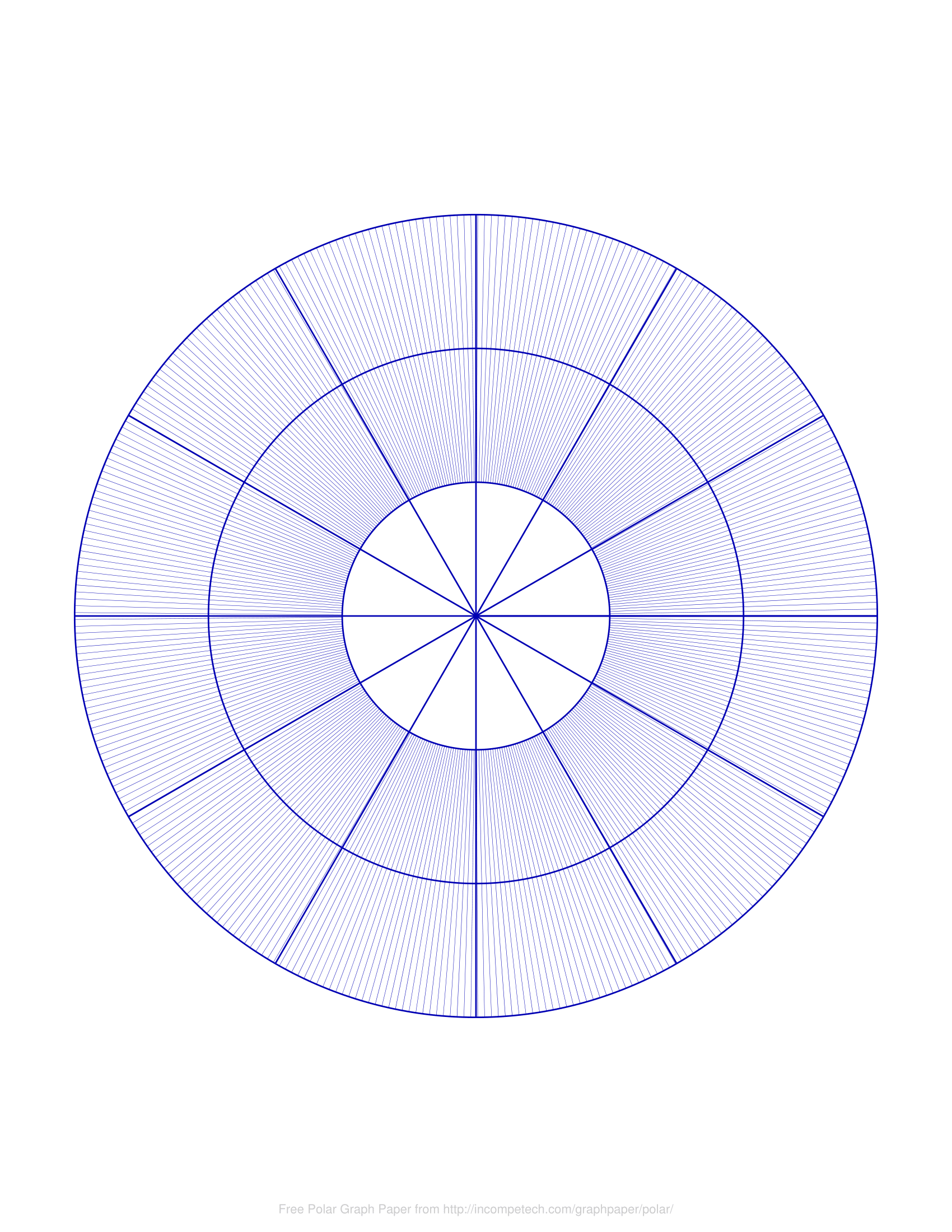 Circular Graph Paper Printable