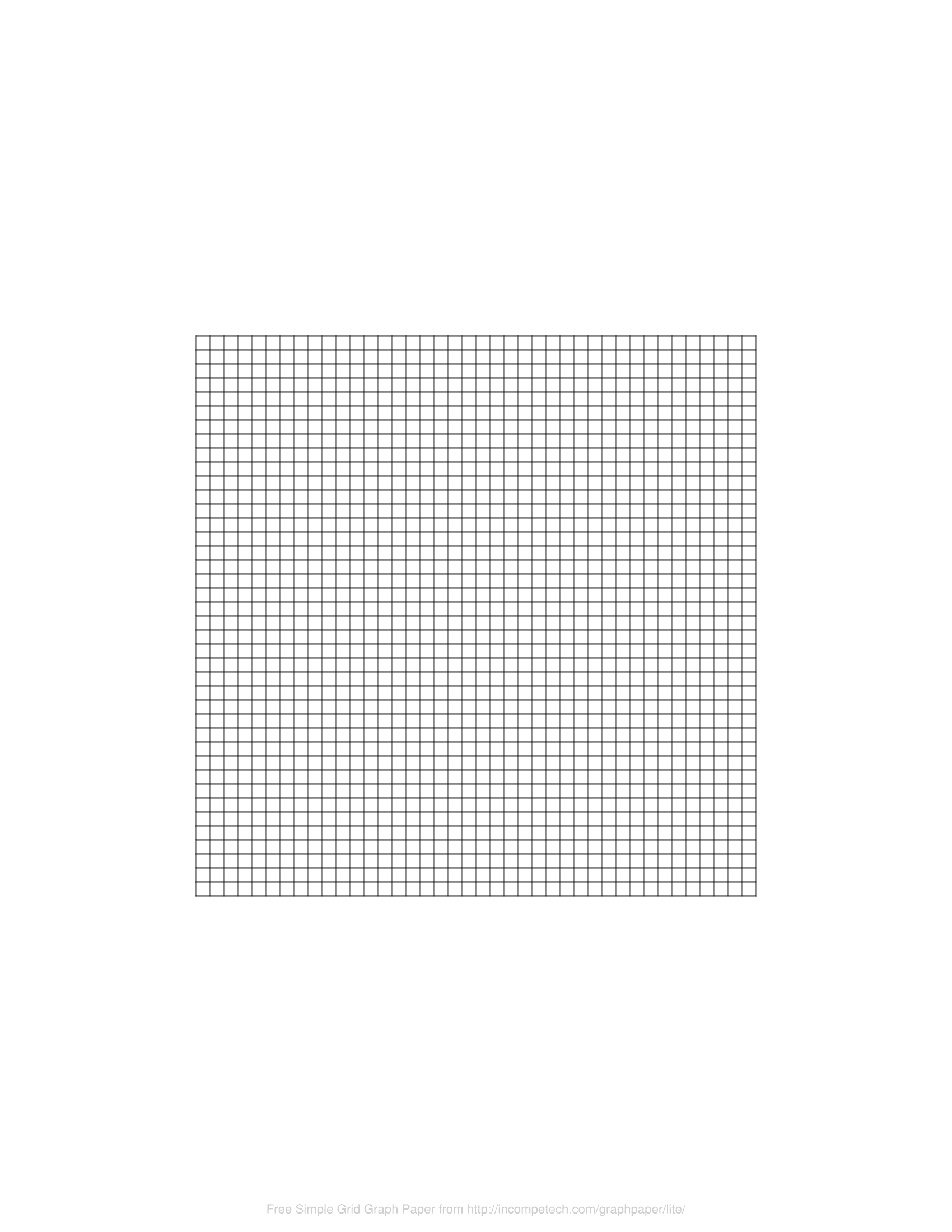 Graph Paper 100 X 100 Printable